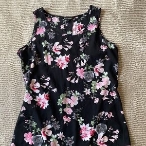 Open back flower top!